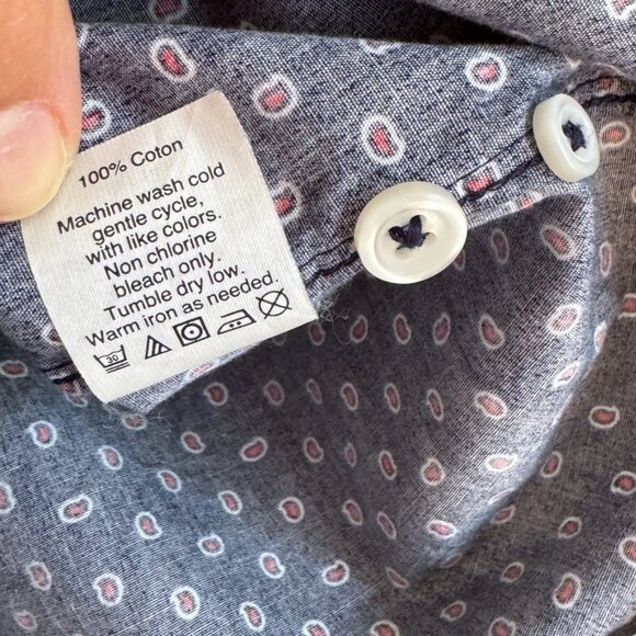 J. Crew Men’s Casual Cotton Slim Button Down Shirt Medium A5364 - Picture 5 of 5